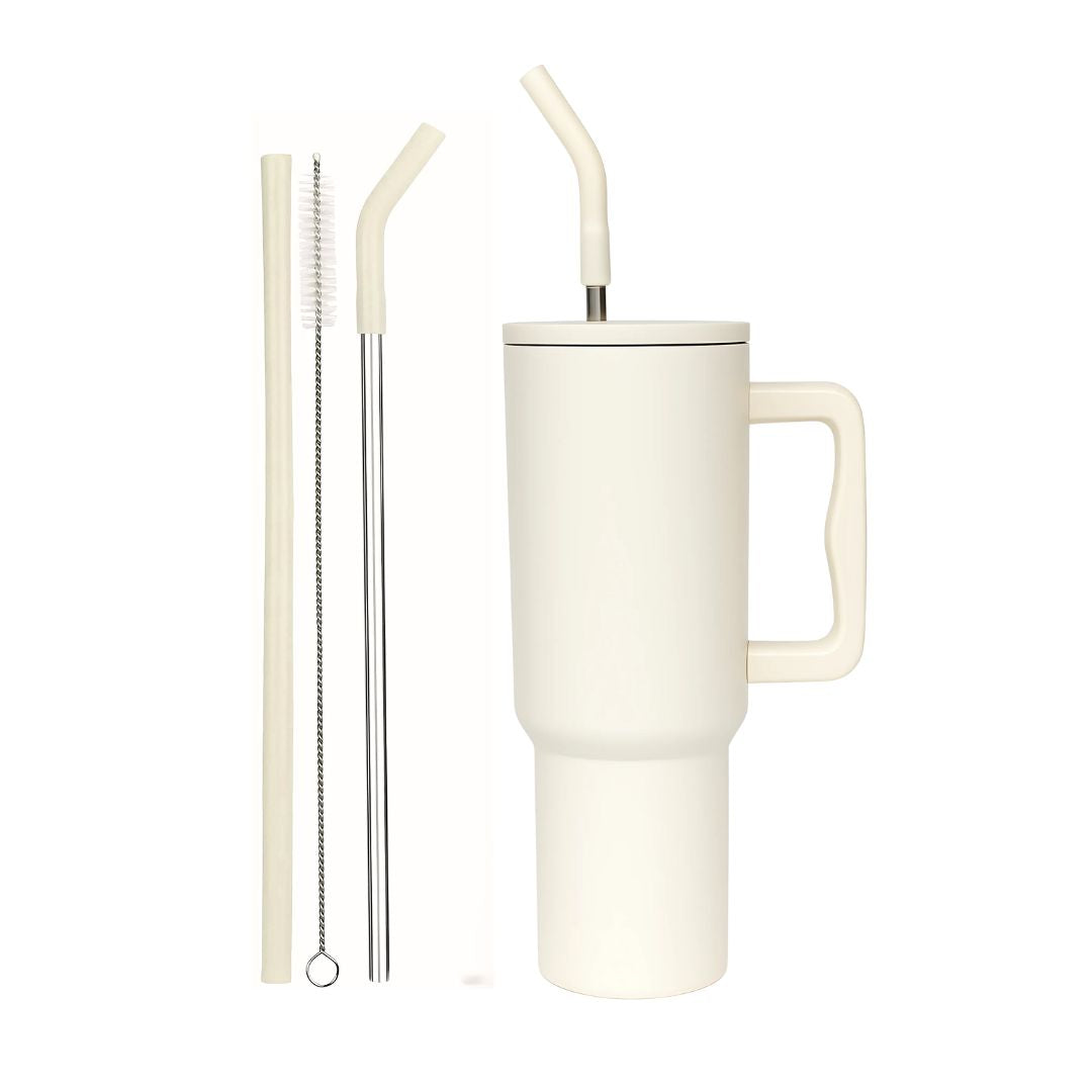 Phoenixx Premium Insulated Tumbler with Straw – 24-Hour Hot & Cold, Leak-Proof Travel Mug 1200 ML