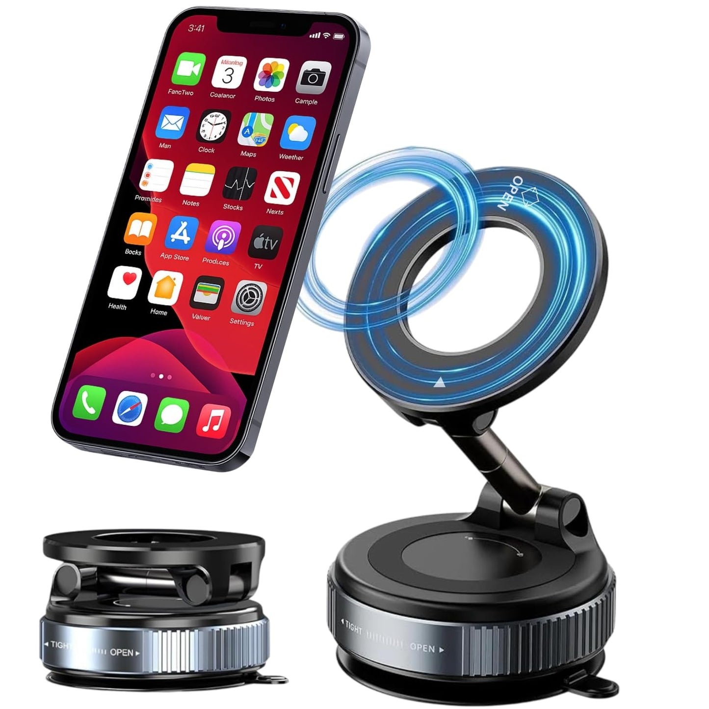 Vacuum Magnetic Phone Holder