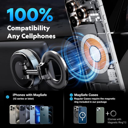 Vacuum Magnetic Phone Holder